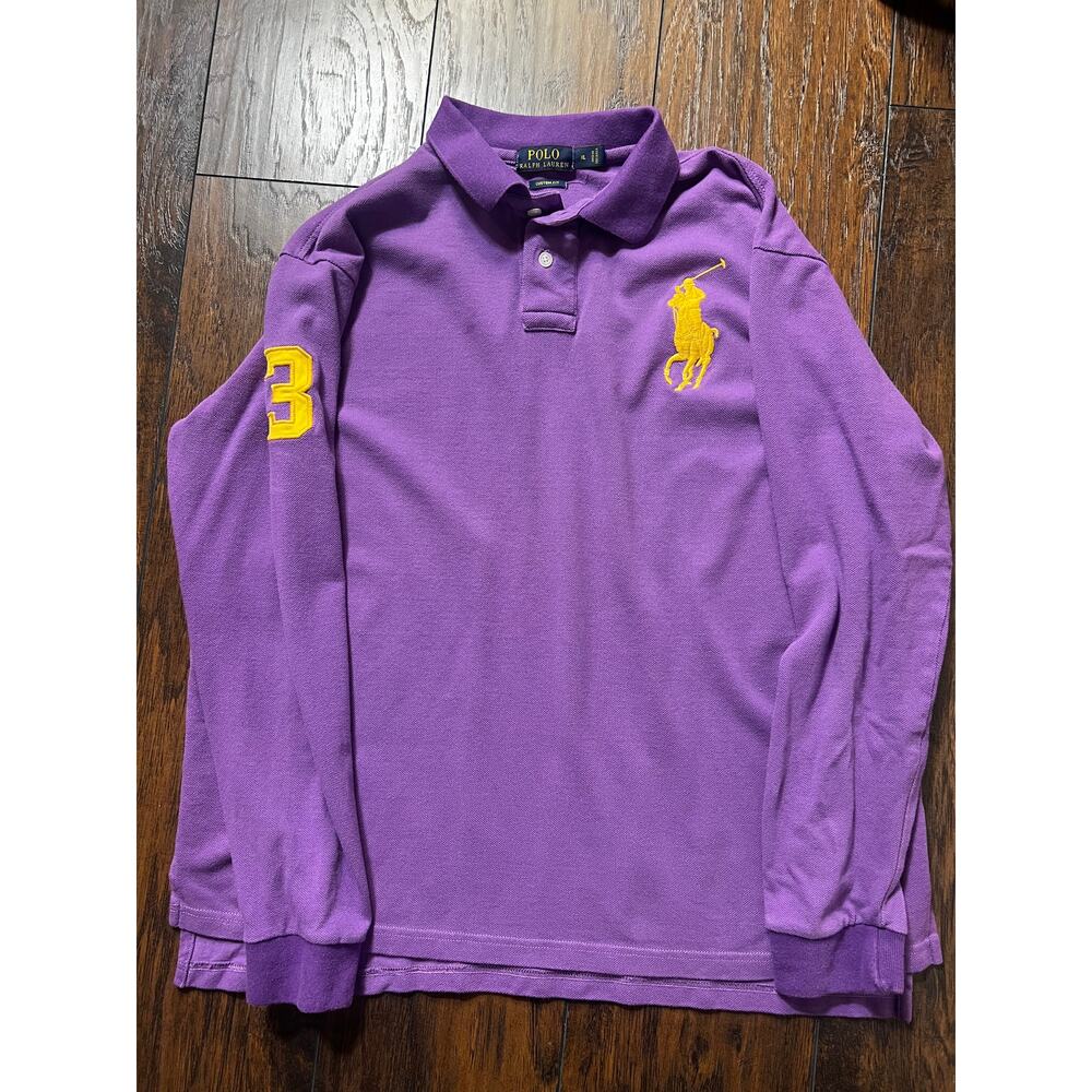 Polo Ralph Lauren Vintage Rugby Long Sleeve Y2K Men's XL
